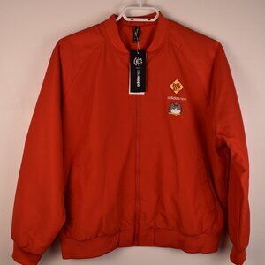 Adidas Neo GS5184 Wuhuang Bomber Jacket Vivid Red Size L